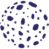 Repeating Dots Sphere Element from Inked Shapes Set