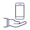 Hand Phone 1 illustration - Free transparent PNG, SVG. No sign up needed.