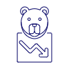 Bear Market 2 Illustration from UX Line Set