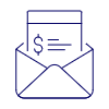 Mail Invoice Illustration from UX Line Set