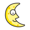 Last Quarter Moon Face emoji - Free transparent PNG, SVG. No sign up needed.