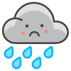 Cloud With Rain emoji - Free transparent PNG, SVG. No sign up needed.