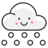 Cloud With Snow emoji - Free transparent PNG, SVG. No sign up needed.