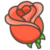 Rose B emoji - Free transparent PNG, SVG. No sign up needed.
