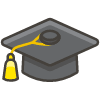 Graduation Cap emoji - Free transparent PNG, SVG. No sign up needed.