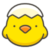 Hatching Chick A emoji - Free transparent PNG, SVG. No sign up needed.