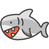 Shark emoji - Free transparent PNG, SVG. No sign up needed.