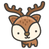 Deer emoji - Free transparent PNG, SVG. No sign up needed.