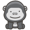 Gorilla emoji - Free transparent PNG, SVG. No sign up needed.