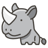 Rhinoceros emoji - Free transparent PNG, SVG. No sign up needed.