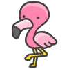 Flamingo emoji - Free transparent PNG, SVG. No sign up needed.