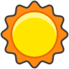 Sun emoji - Free transparent PNG, SVG. No sign up needed.