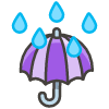 Umbrella With Rain Drops emoji - Free transparent PNG, SVG. No sign up needed.
