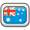 Flag Australia Element from Kawaii Emoji Set