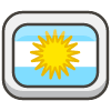 Flag Argentina Element from Kawaii Emoji Set