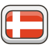 Flag Denmark Element from Kawaii Emoji Set