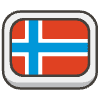 Flag Norway Element from Kawaii Emoji Set