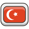 Flag Turkey Element from Kawaii Emoji Set