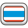 Flag Thailand Element from Kawaii Emoji Set