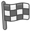 Chequered Flag emoji - Free transparent PNG, SVG. No sign up needed.