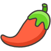 Hot Pepper Element from Kawaii Emoji Set