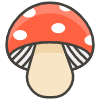 Mushroom A emoji - Free transparent PNG, SVG. No sign up needed.