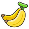 Banana B emoji - Free transparent PNG, SVG. No sign up needed.