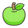 Green Apple emoji - Free transparent PNG, SVG. No sign up needed.