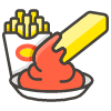 French Fries A emoji - Free transparent PNG, SVG. No sign up needed.