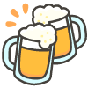 Clinking Beer Mugs emoji - Free transparent PNG, SVG. No sign up needed.