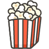Popcorn emoji - Free transparent PNG, SVG. No sign up needed.