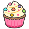 Cupcake emoji - Free transparent PNG, SVG. No sign up needed.