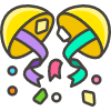 Confetti Ball emoji - Free transparent PNG, SVG. No sign up needed.