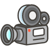 Movie Camera emoji - Free transparent PNG, SVG. No sign up needed.