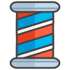 Barber Pole emoji - Free transparent PNG, SVG. No sign up needed.