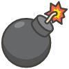 Bomb emoji - Free transparent PNG, SVG. No sign up needed.