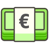 Euro Banknote B emoji - Free transparent PNG, SVG. No sign up needed.