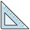 Triangular Ruler emoji - Free transparent PNG, SVG. No sign up needed.