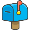 Closed Mailbox With Raised Flag emoji - Free transparent PNG, SVG. No sign up needed.