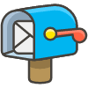 Open Mailbox With Lowered Flag emoji - Free transparent PNG, SVG. No sign up needed.