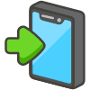 Mobile Phone With Arrow B emoji - Free transparent PNG, SVG. No sign up needed.