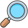 Magnifying Glass Tilted Right emoji - Free transparent PNG, SVG. No sign up needed.