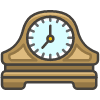 Mantelpiece Clock emoji - Free transparent PNG, SVG. No sign up needed.