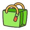 Shopping Bag C emoji - Free transparent PNG, SVG. No sign up needed.