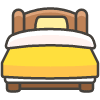 Bed emoji - Free transparent PNG, SVG. No sign up needed.