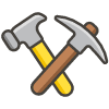 Hammer And Pick emoji - Free transparent PNG, SVG. No sign up needed.