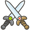 Crossed Swords emoji - Free transparent PNG, SVG. No sign up needed.