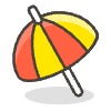 Umbrella On Ground A emoji - Free transparent PNG, SVG. No sign up needed.