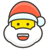 Santa Claus emoji - Free transparent PNG, SVG. No sign up needed.