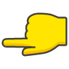 Backhand Index Pointing Left emoji - Free transparent PNG, SVG. No sign up needed.